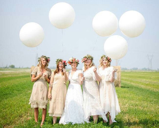 Фотосессия подружек невесты: воздушные шары